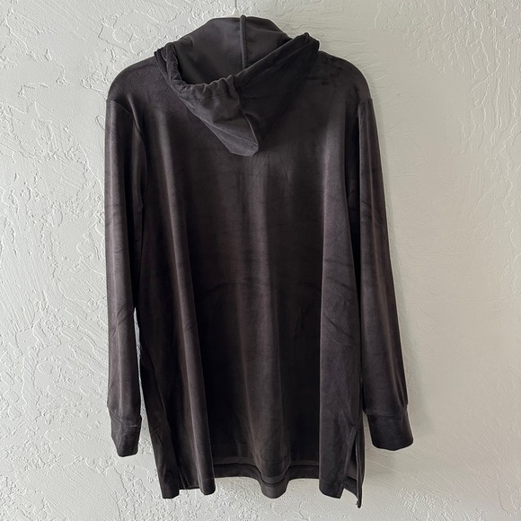 Cable & Gauge Tops Cable Gauge Velour Full Zip Hooded Athleisure